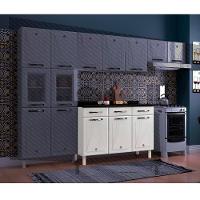 Balcão De Cozinha De Aço Triplo Telasul Star New C/ Tampo Branco - 2