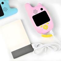 Par Walkie Talkie Infantil Com Câmera Digital Para Crianças Profissional - 3