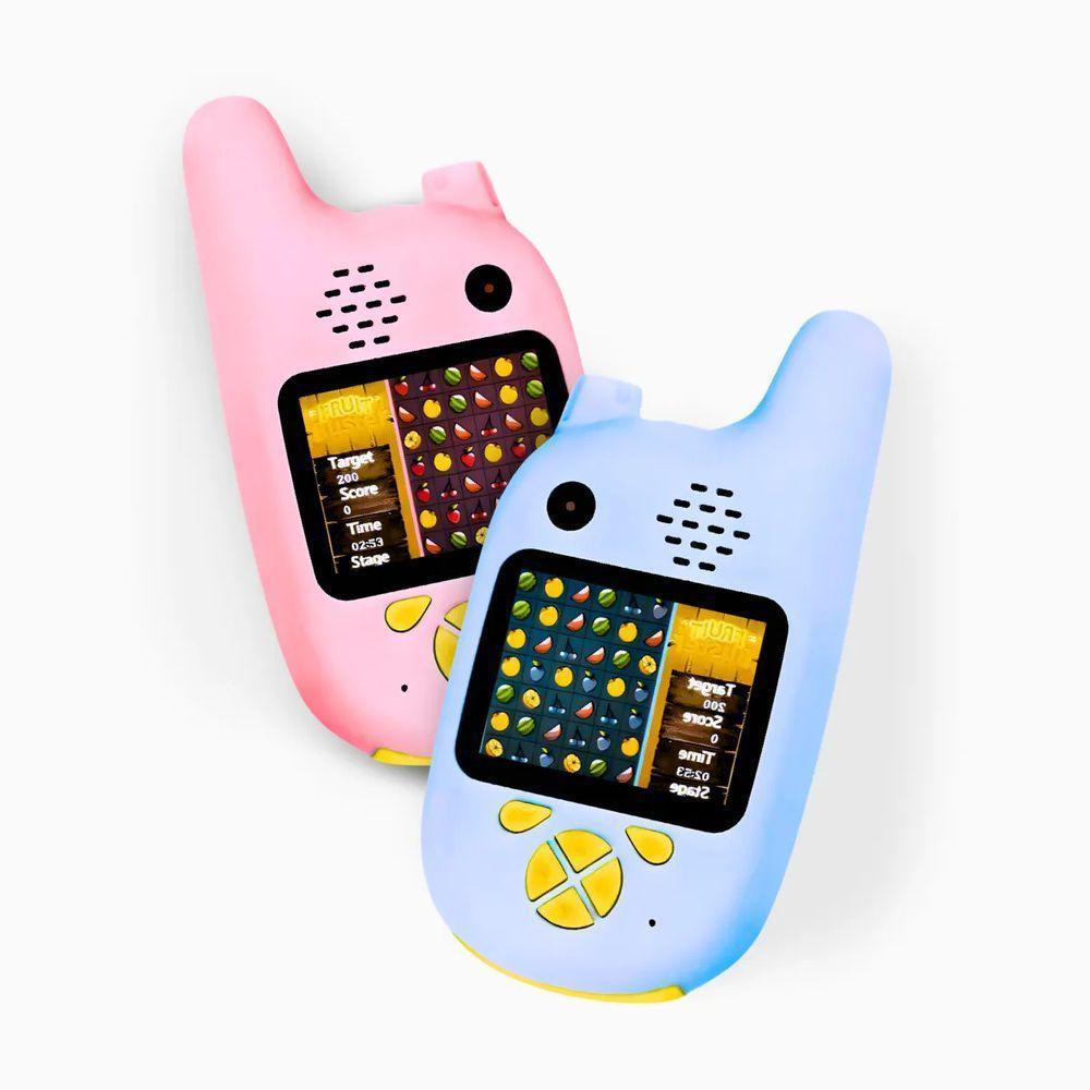 Par Walkie Talkie Infantil Com Câmera Digital Para Crianças Profissional - 1