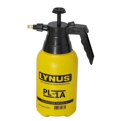Pulverizador Plástico Manual De Pressão De 1 Litro Com Bico Pl-1a Lynus