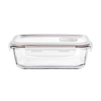 Pote Hermético Retangular Em Vidro 370ml 56x153x11cm - 1