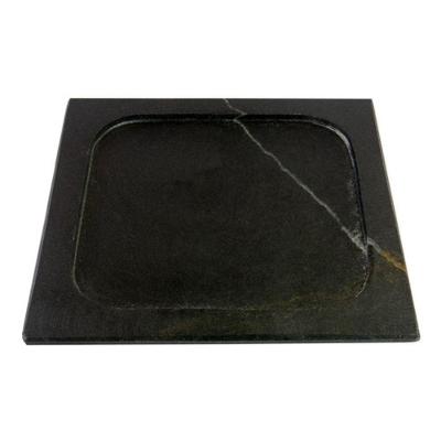 Prato Quadrado Sobreemesa Pedra Sabão 20x20cm