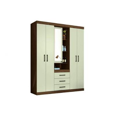 Guarda Roupa 5 Portas E 3 Gavetas Havana Star 5.3 Jatobá-areia