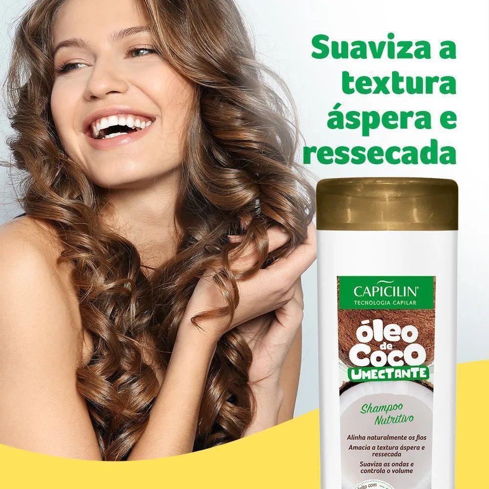 Shampoo Capicilin óleo De Coco 250ml - 3