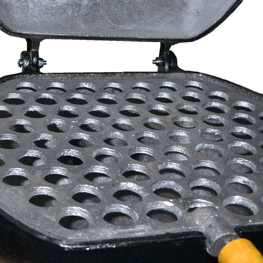 Churrasqueira Alumínio Fundido Craqueada Preta Bafo 29x23cm - 3