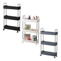 Prateleira Multiuso 3 Andares Com Rodinha Branca - 4