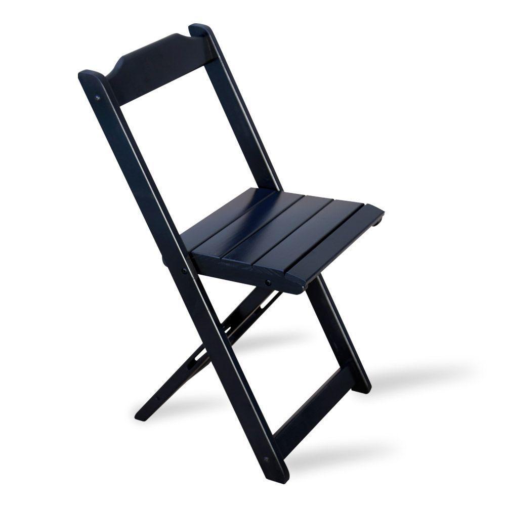 Jogo De Mesa Com 2 Cadeiras Dobravel 60x60 Para Area Gourmet - Preto - Preto - 9