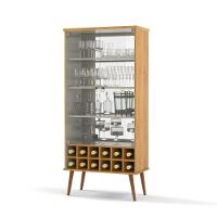 Cristaleira Com Prateleiras Medeiros Cinamomo Off White - 3