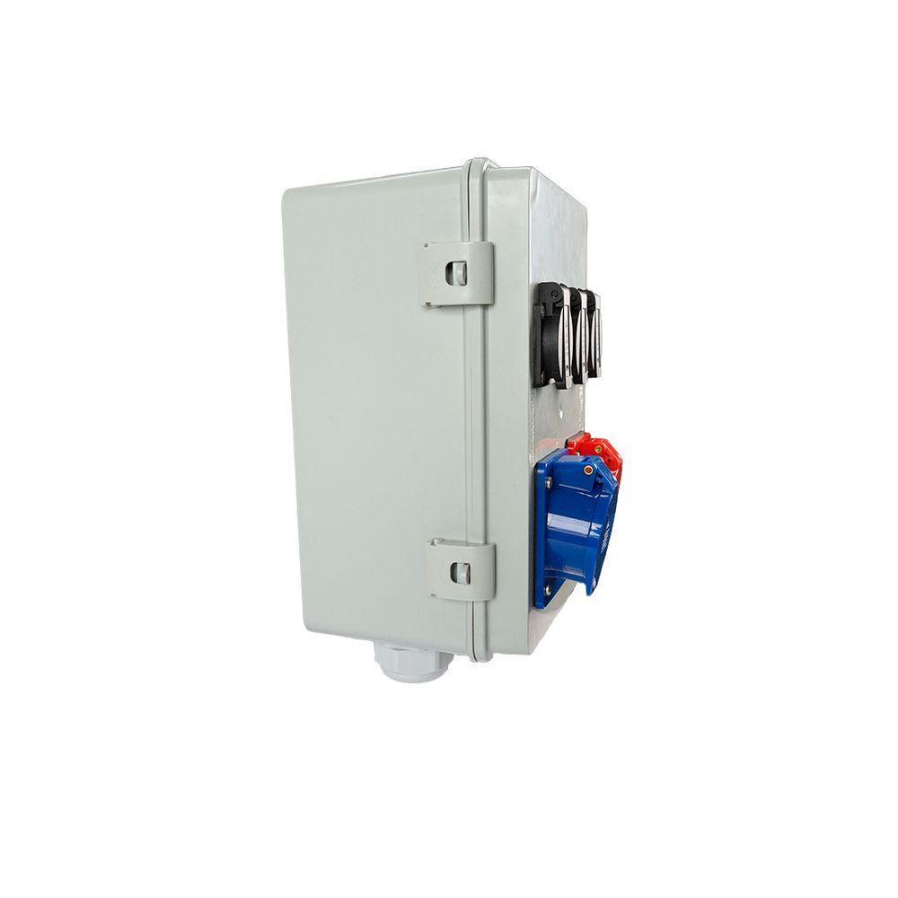 Tomada Embutir Industrial 2p+t 16a 6h 220v Azul - 3