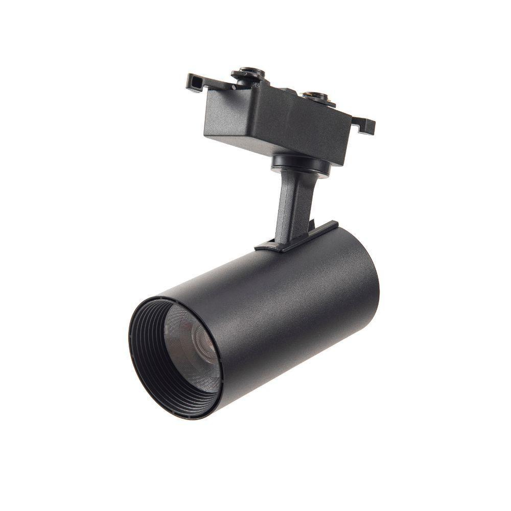 Spot P- Trilho Authentic Preto 12w Branco 6500k - 3