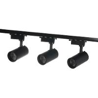 Spot P- Trilho Authentic Preto 12w Branco 6500k - 2