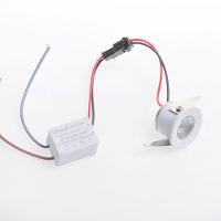 Mini Spot Led De Embutir Redondo 1w 3000k Branco - 3