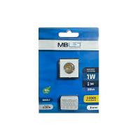Mini Spot Led De Embutir Quadrado 1w 3000k Branca - 1