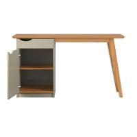 Escrivaninha Com Porta Viana Off White Cinamomo - 4