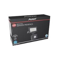 Refletor Led Com Sensor De Presença 10w Branco 6500k - 1