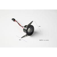 Mini Spot Led De Embutir Redondo 1w 3000k Preto - 3