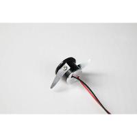 Mini Spot Led De Embutir Redondo 1w 3000k Preto