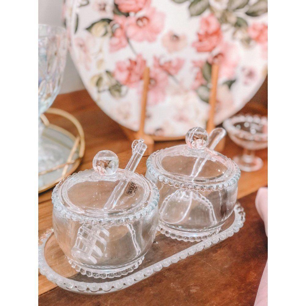 Meleira Cristal Com Pegador Pearl 10 Cm X 8 Cm X 7 Cm Wolff Transparente - 8