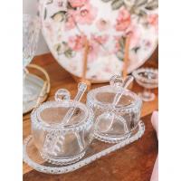 Meleira Cristal Com Pegador Pearl 10 Cm X 8 Cm X 7 Cm Wolff Transparente