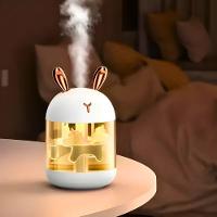 Umidificador Carrossel Abajur Com Led Design Elegante - 2