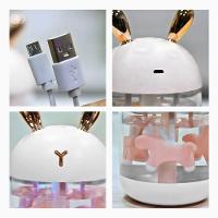 Umidificador Carrossel Abajur Com Led Design Elegante - 7