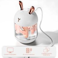 Umidificador Carrossel Abajur Com Led Design Elegante - 8