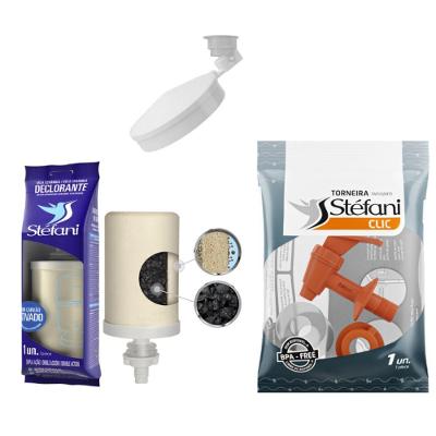 Kit 02 Un Vela Declorante 01 Un Torneira 02 Un Boia Stefani