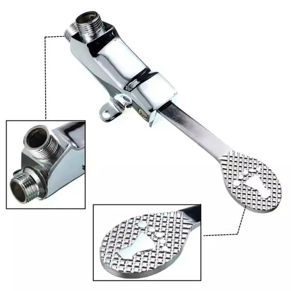 Torneira Valvula Com Pedal Acionamento Sem Maos Hospital Clinica Laboratorio Piscina Cozinha Banheiro Pia Cuba - 6
