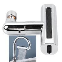 Extensor Torneira 4 Modos Cozinha Pia Arejador Ajustavel Cascata Agua Alta Pressao Anti Respingos Casa Limpeza - 1