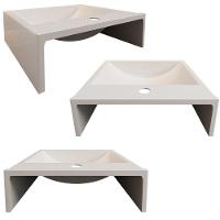 Cuba Pia Roma Com Torneira Dl05 E Valvula Click Inox Branco Brilho - 3