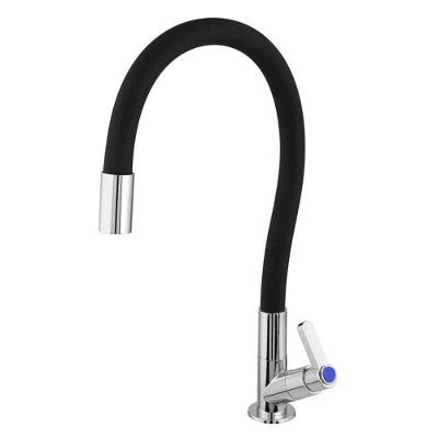 Torneira Cozinha Silicone Flexivel 360 Metal Cromado Bancada Mesa Pia Gourmet Articulado Resistente Casa