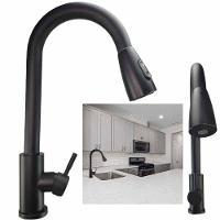 Torneira Goumert Pull Down Monocomando Cozinha Flexivel Agua Fria Quente Cuba Mesa Limpeza - 1