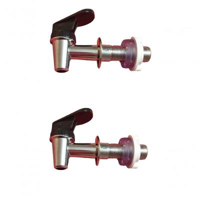 Kit 02 Un Torneira De Plastico Para Filtro Barro Alavanca Cromada Gama