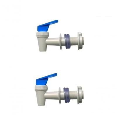 Kit 02 Un Torneira Filtro De Barro Bededouro Garrafão Branco Azul Gama