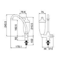 Torneira Com Filtro Lorenzetti Acqua Bella Mesa Purificador - 3