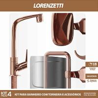 Kit Flatt Com Torneira E Acessórios Rg P- Banheiro 2004 F71 - 2