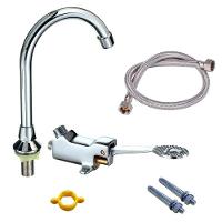 Torneira Valvula Acionamento Com Pedal Controle Hospital Clinica Laboratorio Medico Banheiro Pia Cuba Piscina Higiene - 7