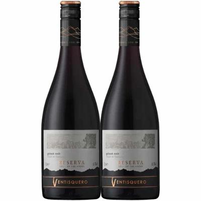 Kit 2 Garrafas Vinho Tinto Ventisquero Reserva Pinot Noir 750ml