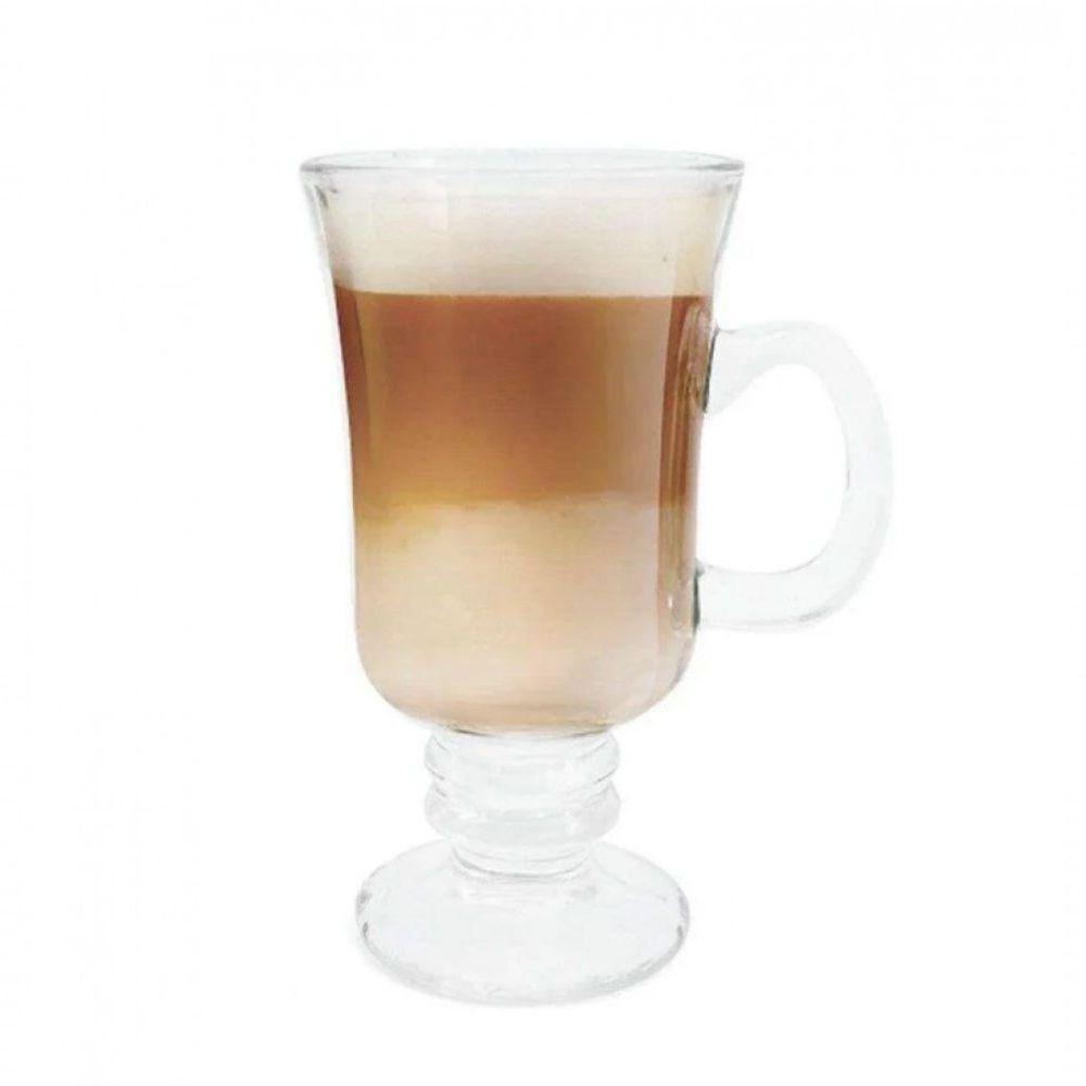 Jogo 6 Caneca Taça Cappuccino Café Irish Coffe 220ml - Lyor - 4