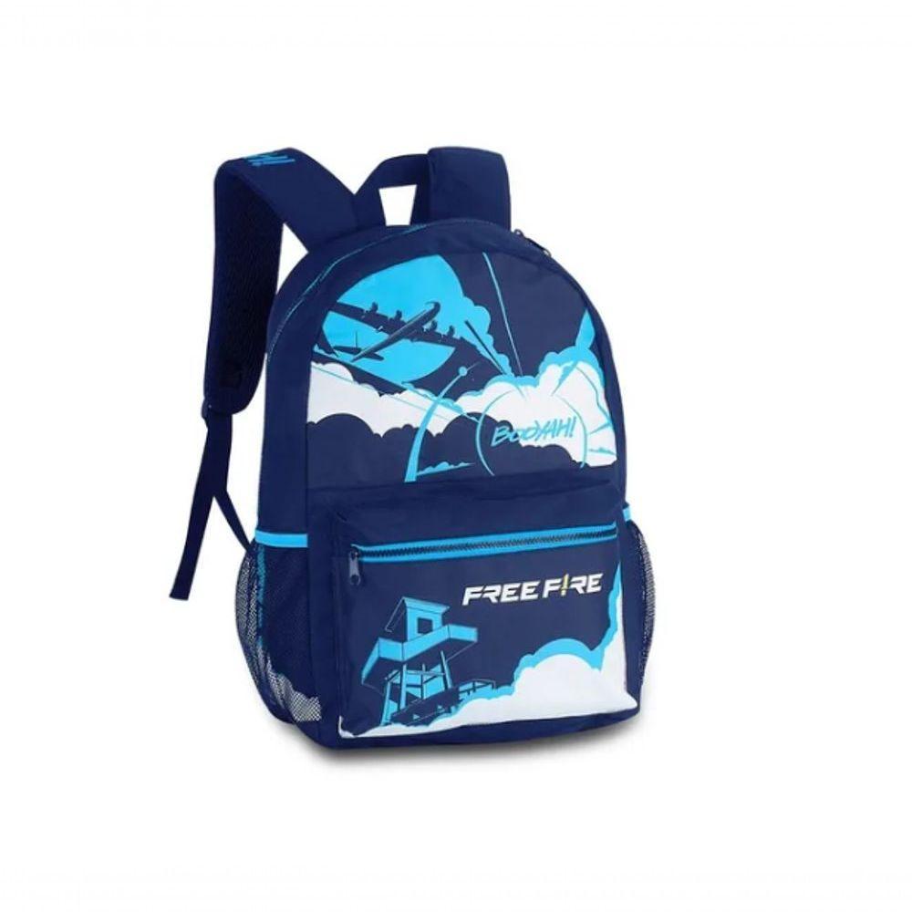 Mochila De Costas Free Fire Azul 17,5 Up Fr2487 - 1