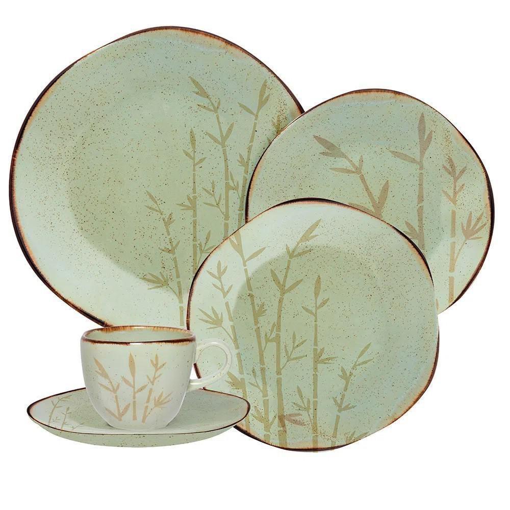 Aparelho De Jantar/chá 30pçs - Mail Order - Bambu - 1