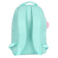 Mochila Costas 18 Barbie Turquesa Com Pompom Luxcel - 3