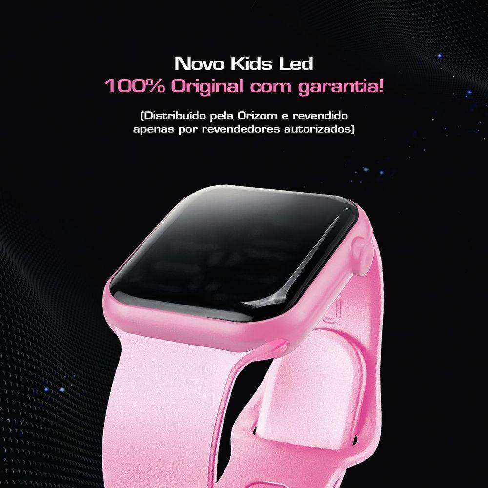 Relogio Digital Infantil Rosa + Oculos Proteção Uv + Caixa Kids Barbie - 6