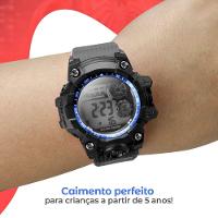 Oculos Protecao Uv + Caixa + Relógio Prova Dagua Infantil Ajustavel Esportivo Silicone Resistente - 6