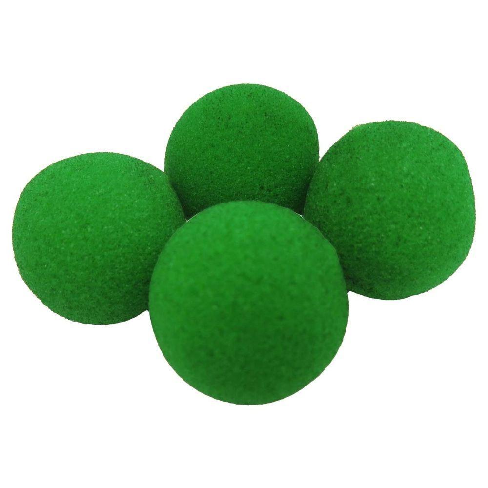 4 Bolas De Espuma Comum - 2 Inch 5 Cm Cores Variadas Cor Verde - 2