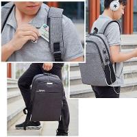 Mochila Notebook Com Cadeado Anti Furto Lorben Saída Cabo Auxiliar Usb Fone Ouvido Gt6238 - 3
