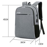 Mochila Notebook Com Cadeado Anti Furto Lorben Saída Cabo Auxiliar Usb Fone Ouvido Gt6238 - 7