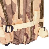 Mochila Multiuso Escolar Tática Cargueira 30 Litros Camping Pesca Cáqui - 7