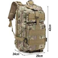 Mochila Multiuso Escolar Tática Cargueira 30 Litros Camping Pesca Verde - 3