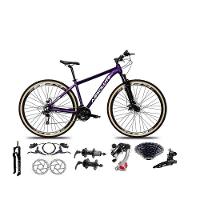 Bicicleta Aro 29 Absolute Nero 5 Câmbios Shimano 24v K7 Freios Hidráulicos Garfo Trava Com Pneu Faixa - Roxo Tam.17 - 1